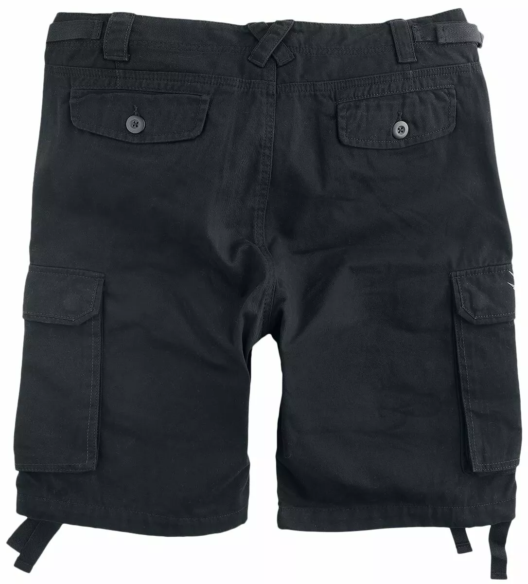 "Legershort Met Vintage EMP Logo" Korte Broek Zwart Van EMP Stage Collection - Afbeelding 2