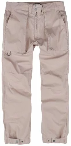 "Lichte Vrijetijdsbroek" Stoffen Broeken Beige Van RED By EMP