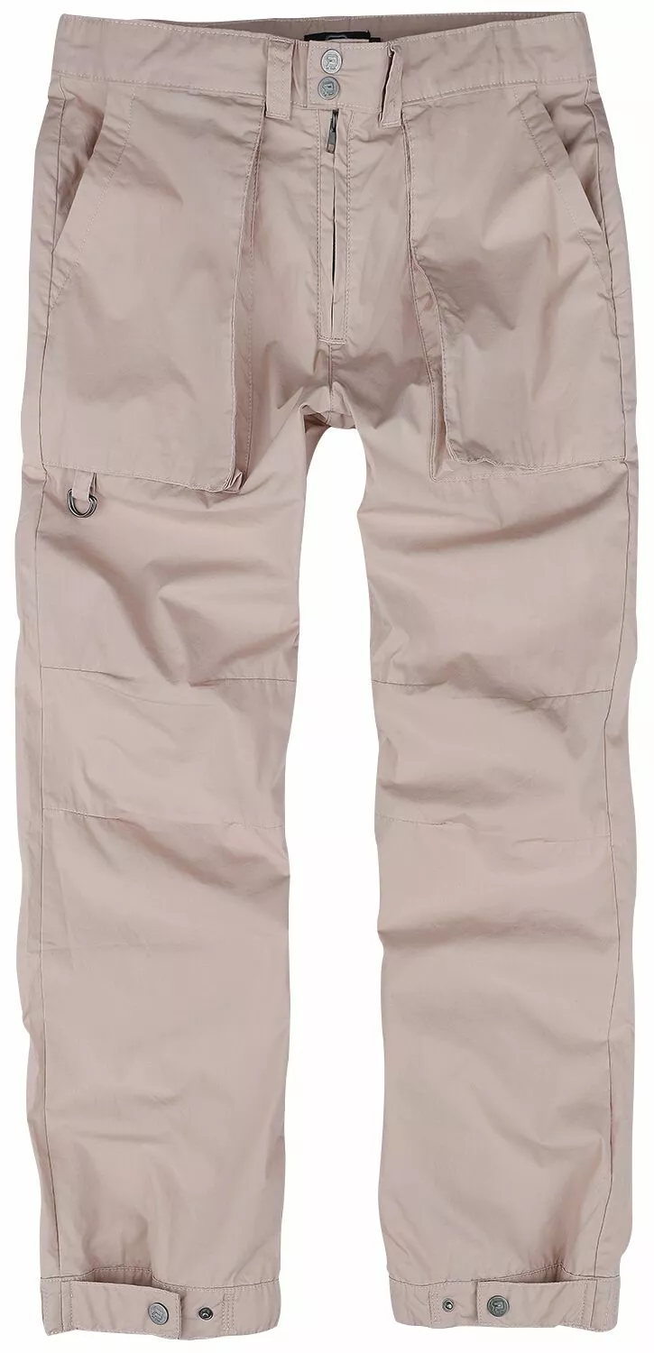 "Lichte Vrijetijdsbroek" Stoffen Broeken Beige Van RED By EMP