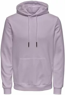 "ONSCERES HOODED JUMPER NOOS" Trui Met Capuchon Lila Van ONLY And SONS