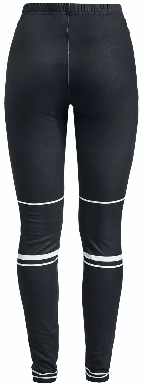 "Legging Met Print" Leggings Zwart Van Black Blood By Gothicana - Afbeelding 2