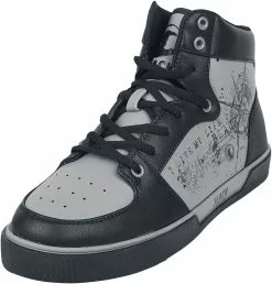 "Hoge Sneakers" Sneakers High Grijs-zwart Van Black Premium By EMP