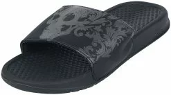 "Slippers Met Schedelprint" Sandaal Zwart Van Black Premium By EMP