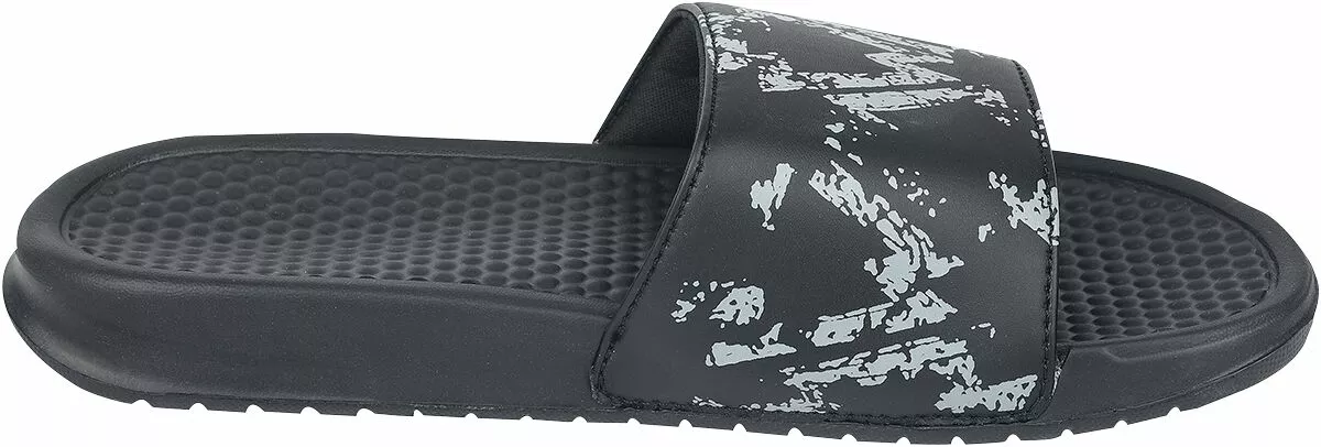 "EMP Slippers Met Ethno Print" Sandaal Zwart Van RED By EMP - Afbeelding 3