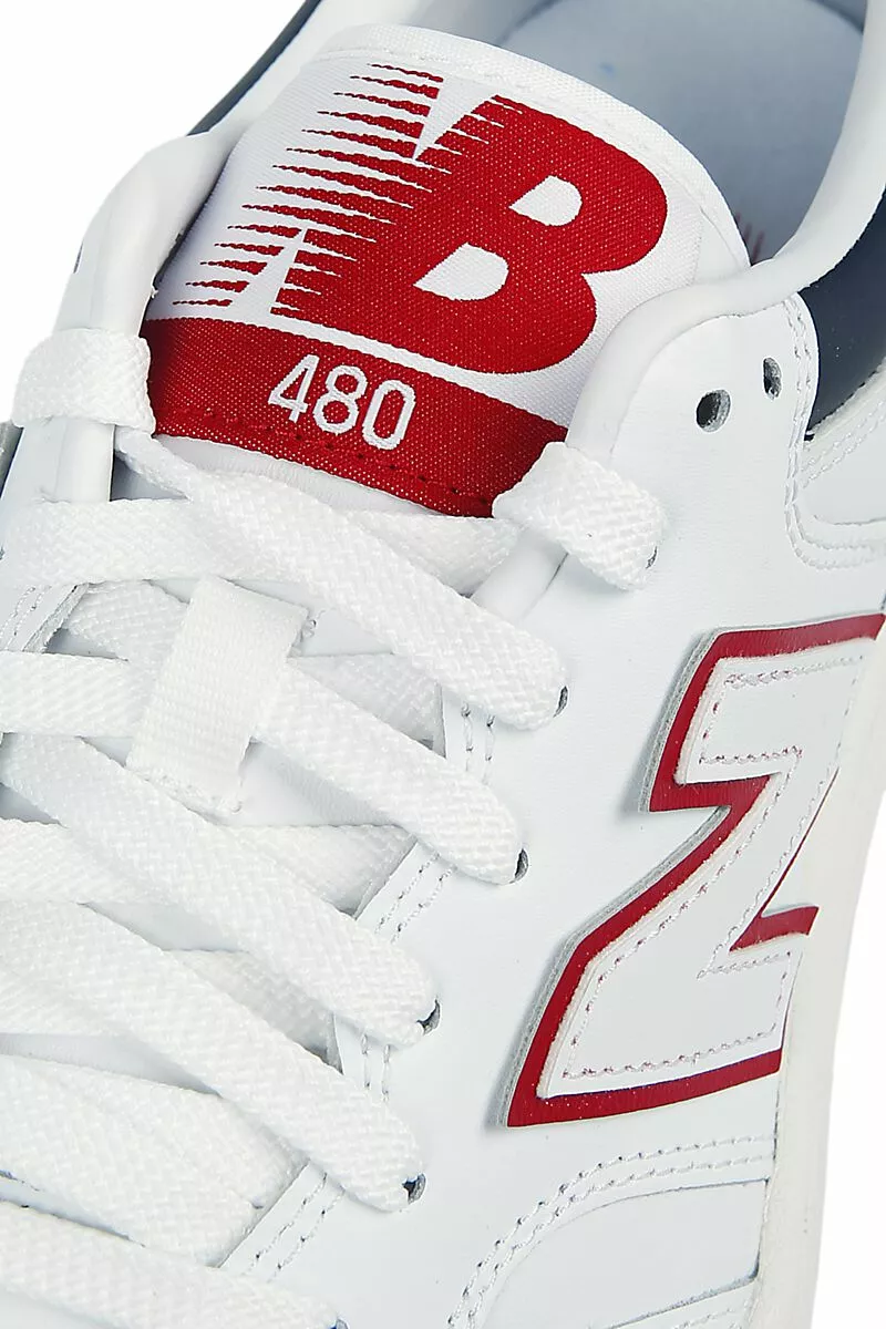 "Lifestyle BB480" Sneakers Wit-navy Van New Balance - Afbeelding 2