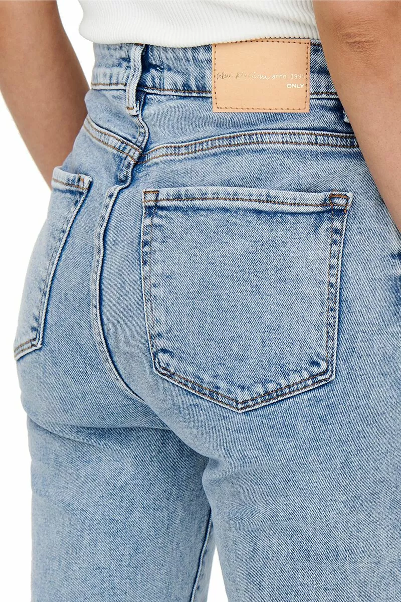 "ONLY EMILY STRETCH HW ST AK DNM CRO789NOOS" Jeans Lichtblauw Van Only - Afbeelding 4