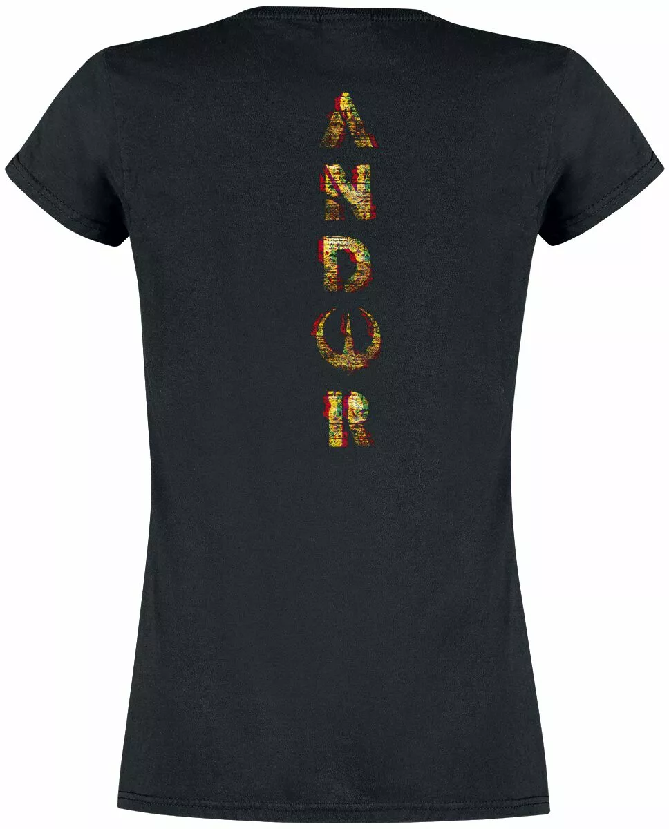 "Andor" T-shirt Zwart Van Star Wars - Afbeelding 2