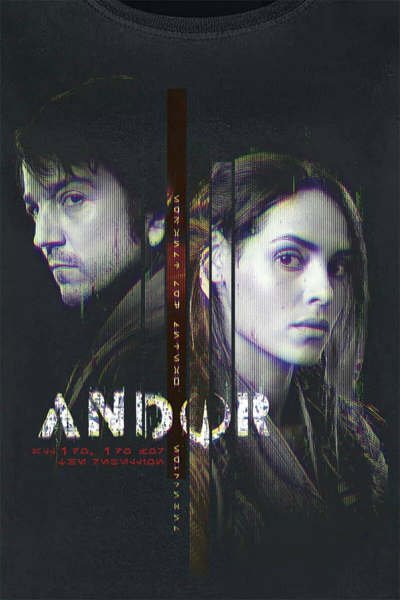 "Andor" T-shirt Zwart Van Star Wars - Afbeelding 3