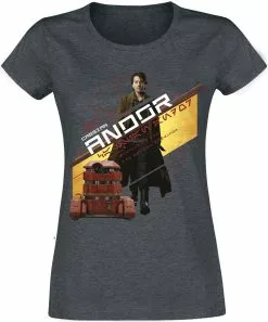 "Andor - Cassian" T-shirt Grijs Van Star Wars