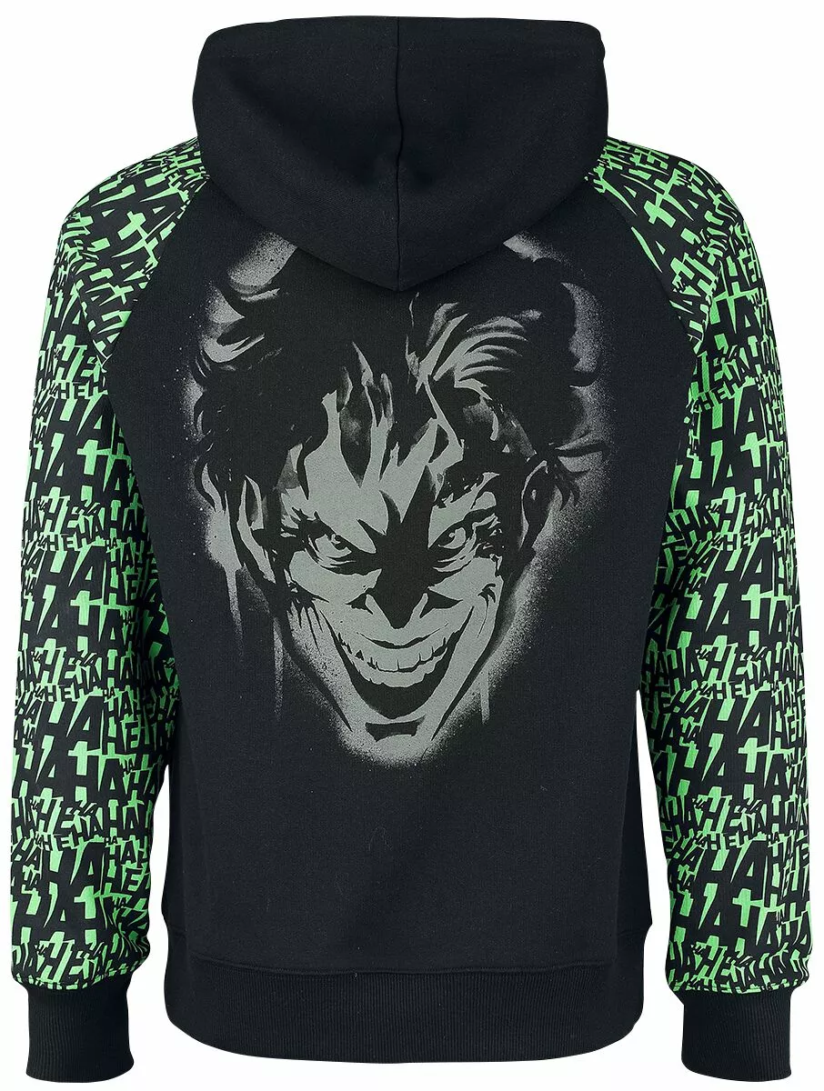 "The Joker - Ha Ha" Trui Met Capuchon Meerkleurig Van Batman - Afbeelding 2