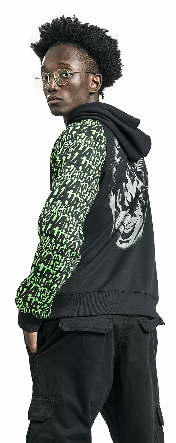 "The Joker - Ha Ha" Trui Met Capuchon Meerkleurig Van Batman - Afbeelding 5