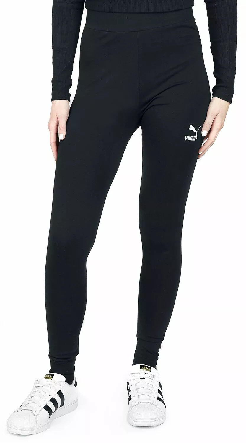 "Classics High Waist Legging" Leggings Zwart Van Puma - Afbeelding 4