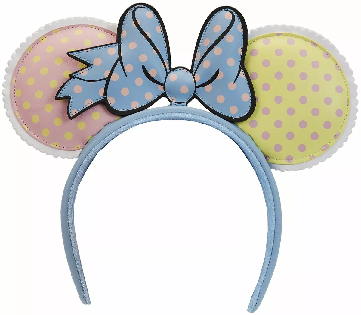"Loungefly - Minnie Pastel Colour Block Dots" Hoofdband Van Mickey & Minnie Mouse