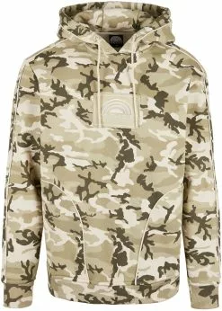 "Southpole Embroidery Hoody" Trui Met Capuchon Camo Zand Van Southpole