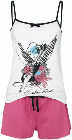 "Tinker Bell" Pyjamabroek Wit-felroze Van Peter Pan
