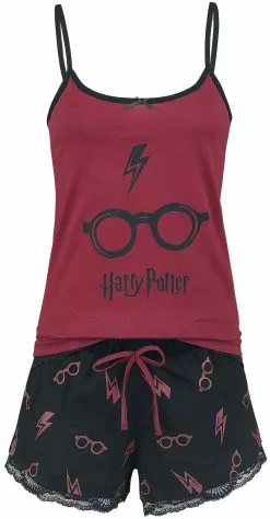 "Harry Potter" Pyjamabroek Zwart-rood Van Harry Potter