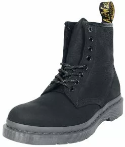 "1460 - Black Milled Nubuck Wp" Laars Zwart Van Dr. Martens