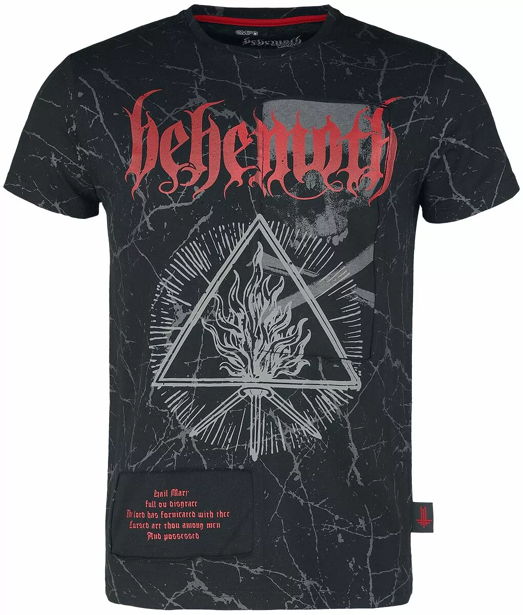 "EMP Signature Collection" T-shirt Zwart-grijs Van Behemoth