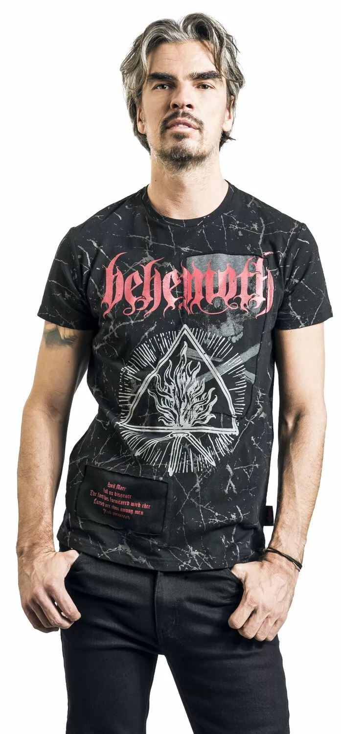 "EMP Signature Collection" T-shirt Zwart-grijs Van Behemoth - Afbeelding 6