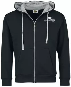 "Wayne Industries" Vest Met Capuchon Zwart Van Batman