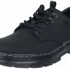 "Reeder Leather - Black Milled Nubuck Wp" Schoenen Met Veters Zwart Van Dr. Martens