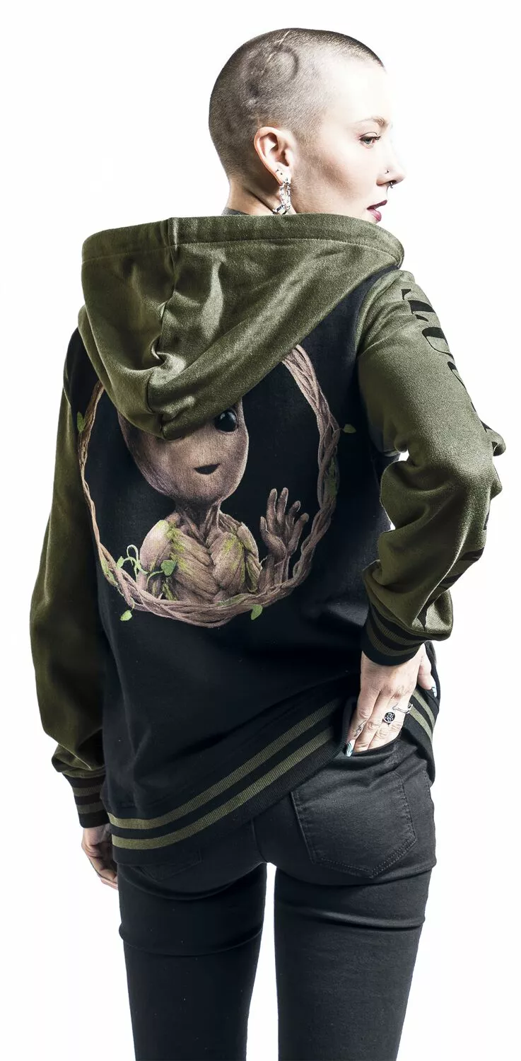 "Groot" Collegejas Meerkleurig Van Guardians Of The Galaxy - Afbeelding 6