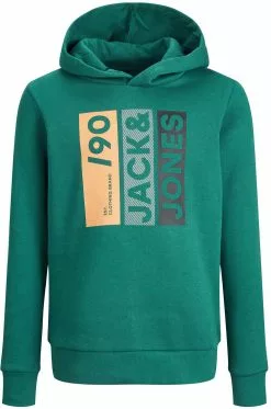 "Jio Hoodie" Trui Met Capuchon Groen Van Jack & Jones