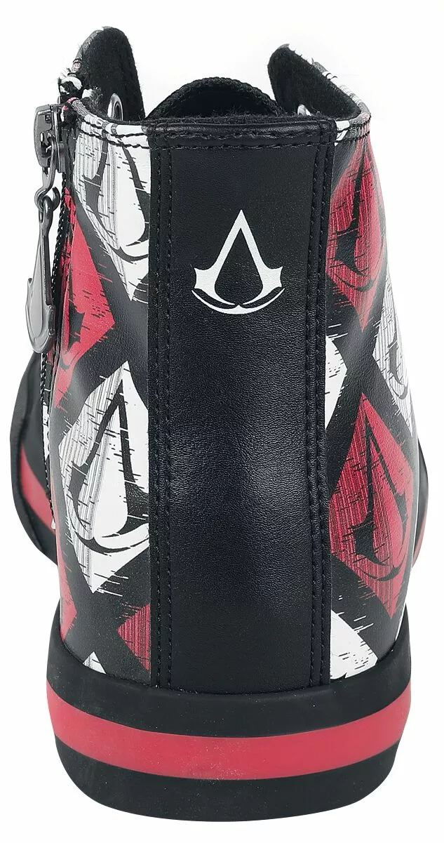 "Logo" Sneakers High Zwart-rood Van Assassin's Creed - Afbeelding 2