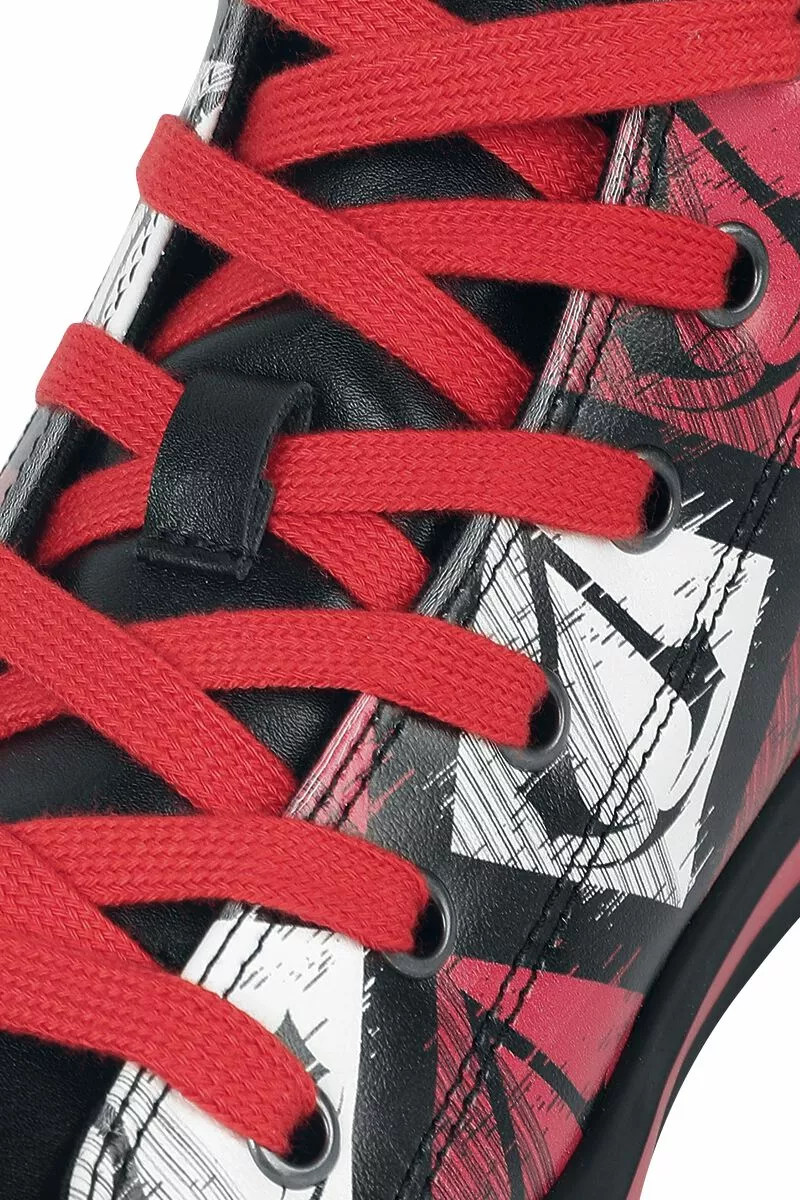 "Logo" Sneakers High Zwart-rood Van Assassin's Creed - Afbeelding 7