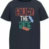 "Henne T-shirt - Enjoy The Ride" T-shirt Navy Van Name It