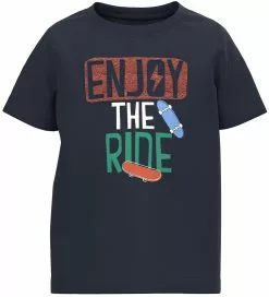 "Henne T-shirt - Enjoy The Ride" T-shirt Navy Van Name It