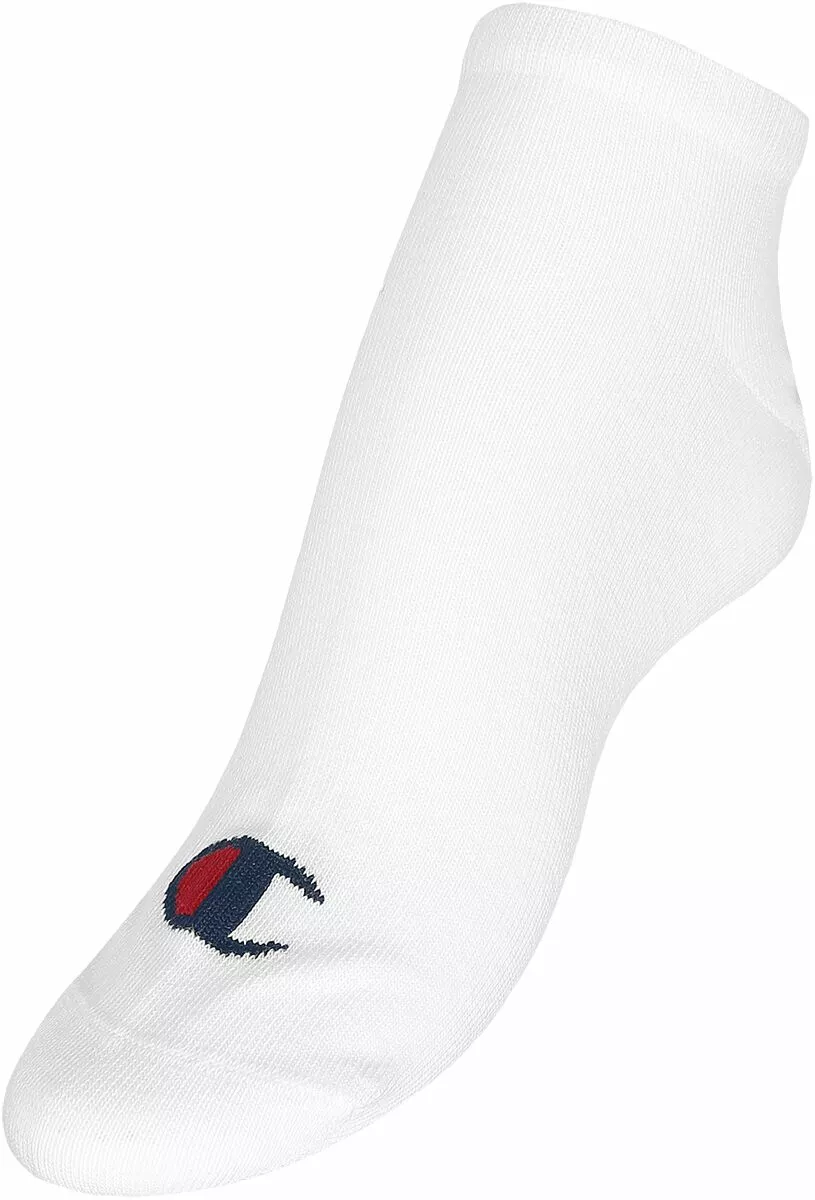 "Champion Innerwear - Set Van Drie Paar Sneakersokken" Sokken Wit Van Champion - Afbeelding 2