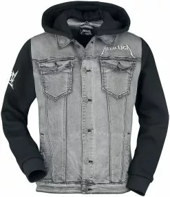 "EMP Signature Collection" Denim Jas Lichtgrijs-zwart Van Metallica