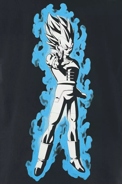 "Z - Vegeta Saiyan" Pyjama Zwart Van Dragon Ball - Afbeelding 3