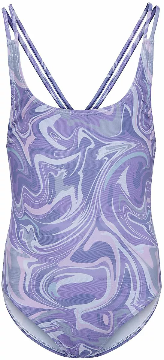 "Caroline Tie-Dye" Zwempak Lila Van Kids ONLY