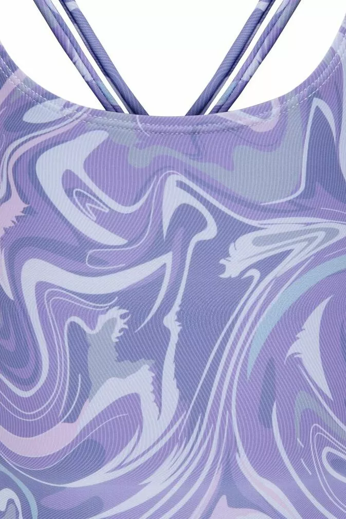 "Caroline Tie-Dye" Zwempak Lila Van Kids ONLY - Afbeelding 3