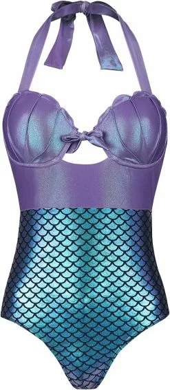 "Ariel" Zwempak Groen-lila Van The Little Mermaid