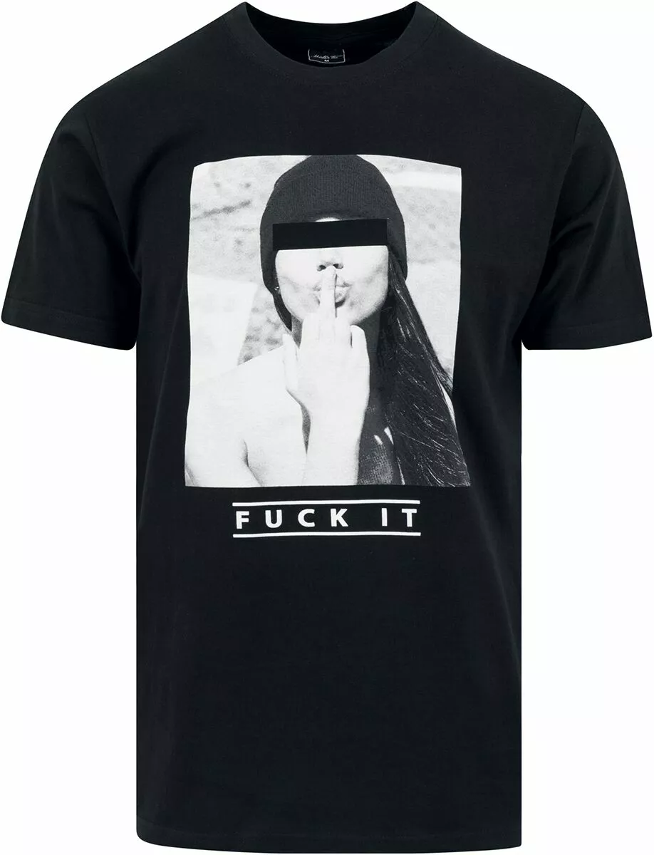 "F#?KIT Tee" T-shirt Zwart Van Mister Tee