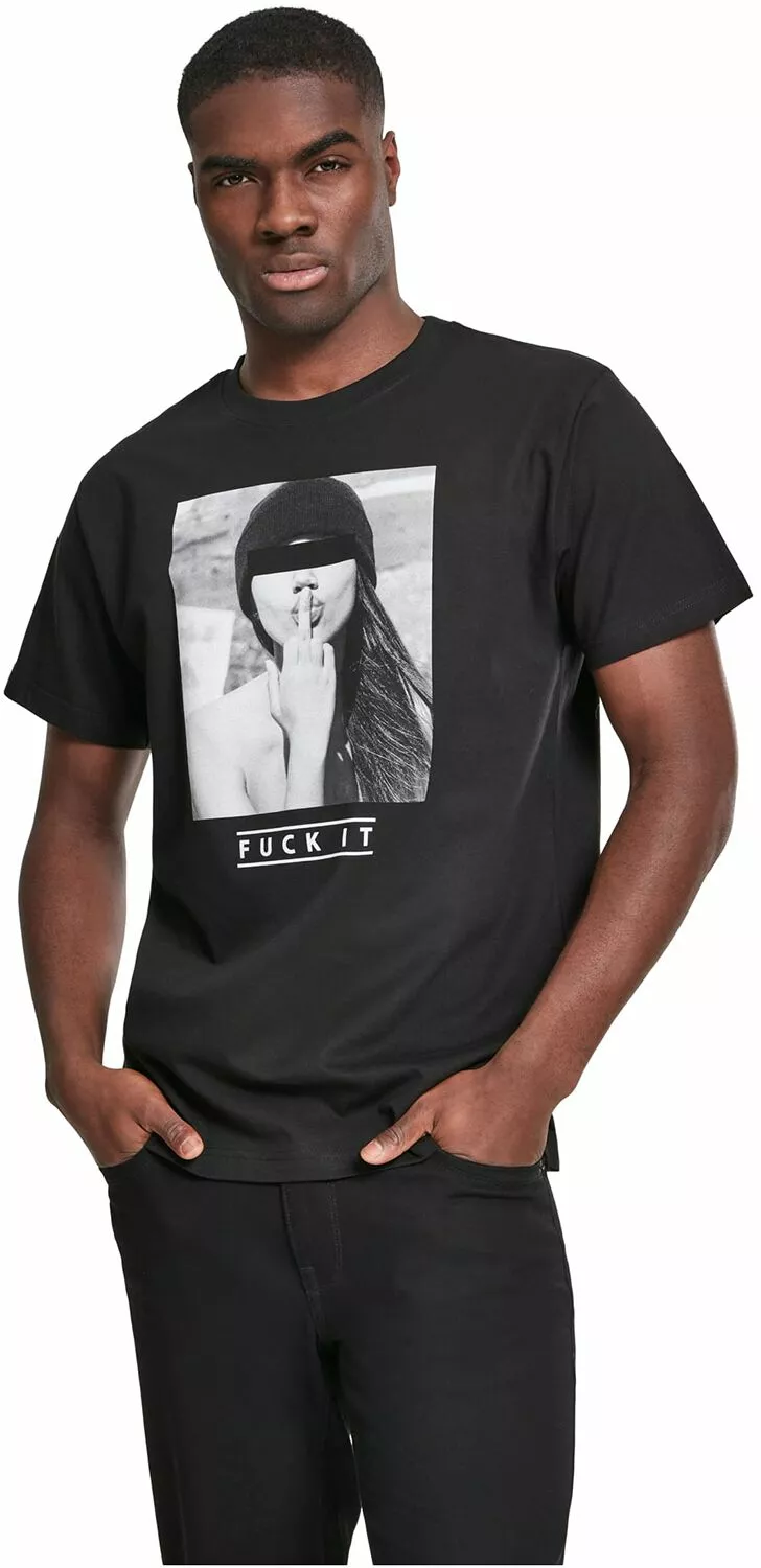 "F#?KIT Tee" T-shirt Zwart Van Mister Tee - Afbeelding 3