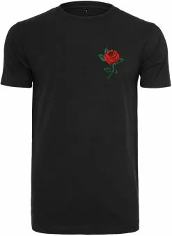 "Rose T-shirt" T-shirt Zwart Van Mister Tee