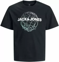 "Digitali T-shirt" T-shirt Zwart Van Jack & Jones
