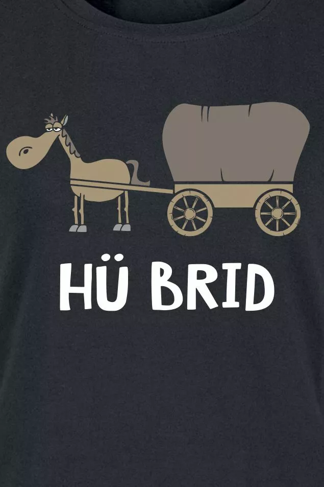 Brandfun Tierisch "Hü Brid" T-shirt Zwart Van Tierisch - Afbeelding 2