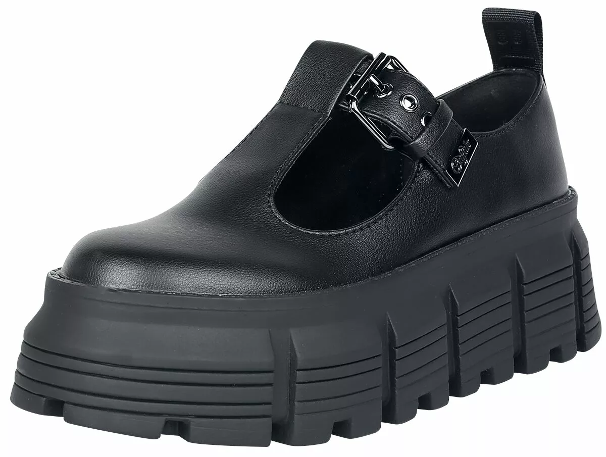"Ava Mary Vegan" Creepers Zwart Van Buffalo