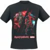 "Iron Maiden X Marvel Collection - Samurai Comp" T-shirt Zwart Van Iron Maiden
