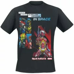 "Iron Maiden X Marvel Collection - Guardians Of The Galaxy" T-shirt Zwart Van Iron Maiden