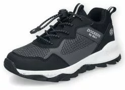 "Sneaker Low" Sneakers Voor Kinderen Zwart-grijs Van Dockers By Gerli