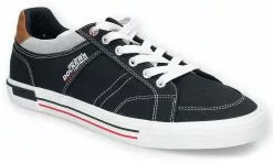 "Black Low Sneakers" Sneakers Zwart Van Dockers By Gerli