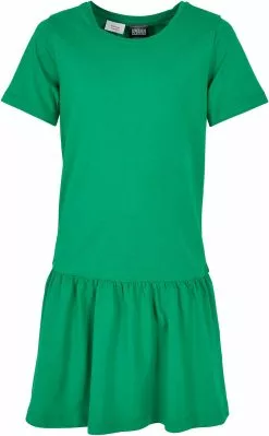 "Dames Valance T-shirtjurk" Jurk Groen Van Urban Classics