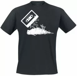 "Hometaping T-shirt" T-shirt Zwart Van Atticus