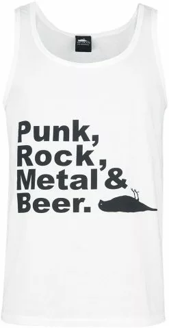 "PRMB Tank Top" Tanktop Wit Van Atticus